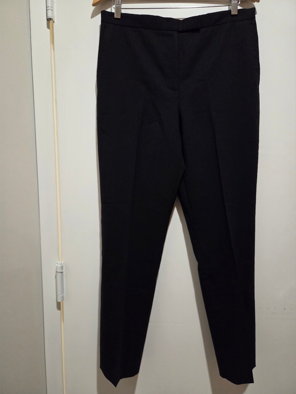 Calvin Klein - cK Calvin Klein Wool-blend Tapered Leg Pant, Black, 10, Pre-owned